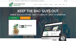 Desktop Screenshot of greenrocketsecurity.com